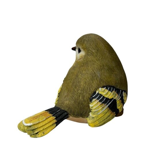 Vintage Goldcrest Bird Resin Figurines Decor Hand-Painted 6" Length - Picture 5 of 10